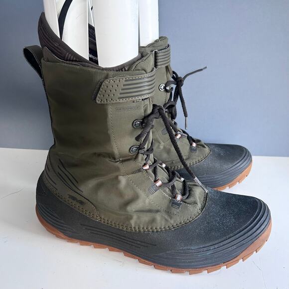 Teva boots men’s size 13 olive green military work boot lace up Thinsulate - Picture 2 of 15